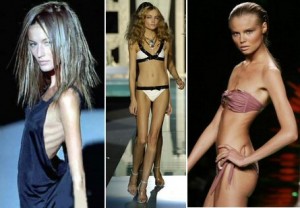 Women Emulating Skinny Models